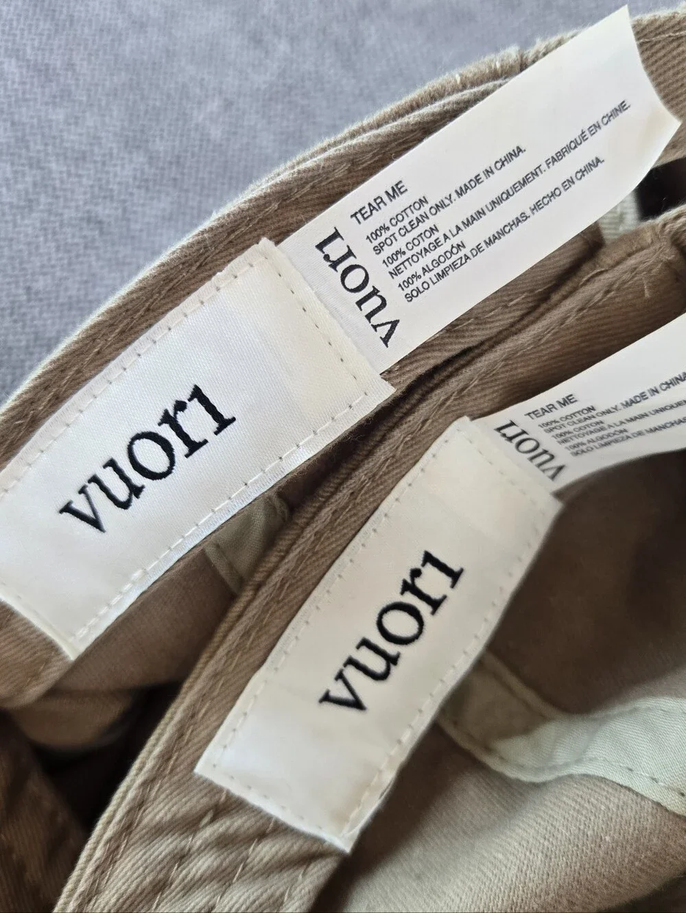 New VUORI Matching SET: 2 Baseball Hats Unisex 100% Cotton His & Hers Adjustable